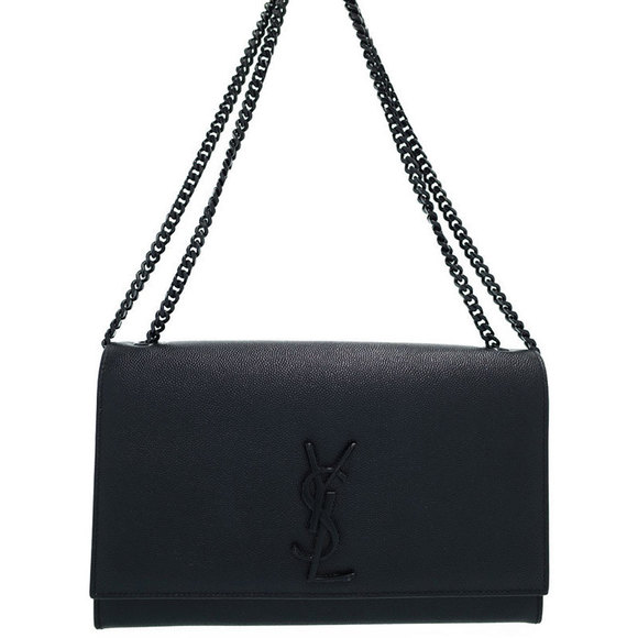 Saint Laurent Paris Satchel Shoulder Bag Black - Picture 1 of 9